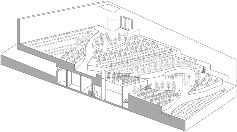 3d-section-of-restaurant-greenhouse