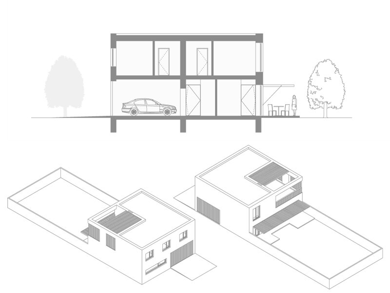 таунхаус townhouse zaarchitects