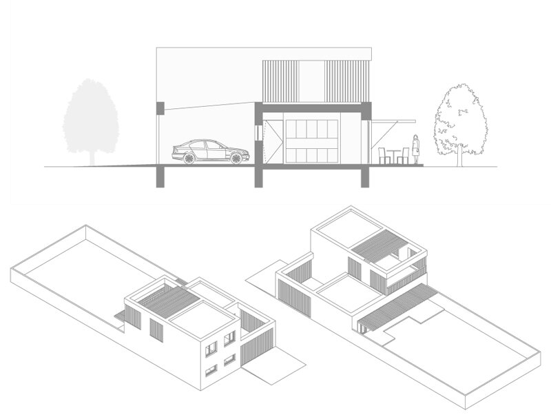 таунхаус townhouse zaarchitects