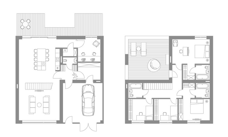 таунхаус townhouse zaarchitects