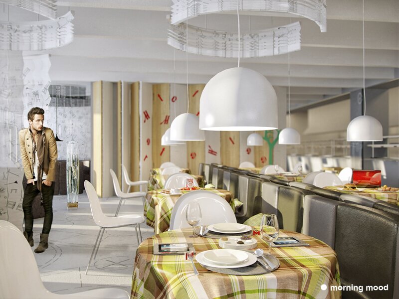 chamelion restaurant interior project zaarchitects