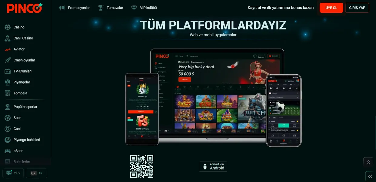 Her Yerde Oynayın: Mobil Pinko Casino Uygulaması ve Erişimi